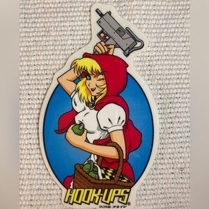 Hookups Skateboards Authentic Vintage Sticker